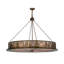Mountain Pine 8 - Light Drum Chandelier