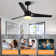 52 Inch Low Profile Ceiling Fan With Light