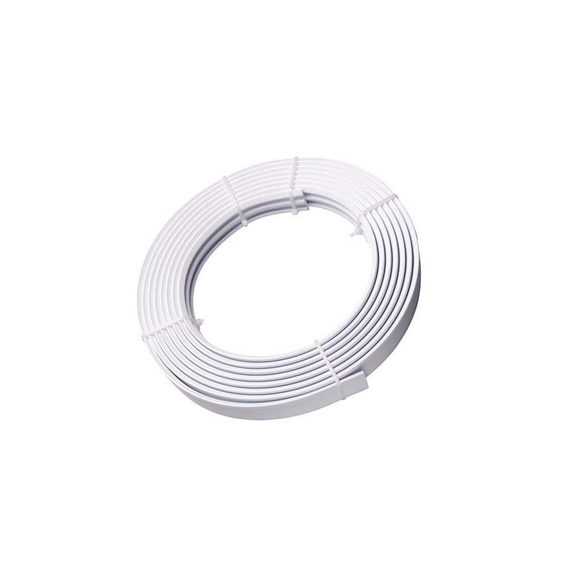White Plastic / Acrylic Curtain Track/Rail, 350cm W