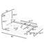 Lit plateforme tapissier avec 1 tiroir et 2 tabourets de rangement latéraux Asruddin-696992172
