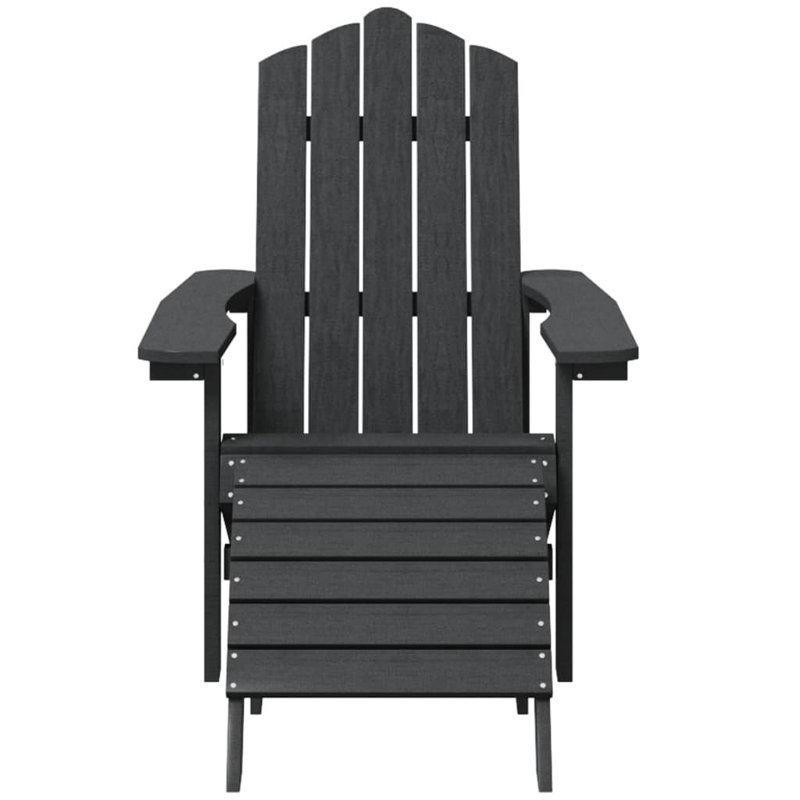 Coverty Adirondack Chair, Anthracite, 1