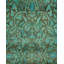 Tapis vert / noir unique 12 pi 5 po x 17 pi 10 po Gendt