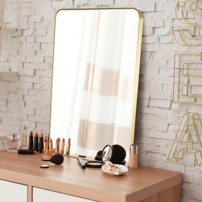 Metal Flat Wall Mirror