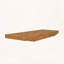 Chaise longue en bois d'acacia de forme bateau, inclinable à 3 positions pour le patio et le bord de la piscine