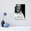 Jesus Christ Black & White - Wrapped Canvas Print-42153104