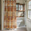 Rideau de douche standard 1 pièce Rustic Plaid Weave-736566188