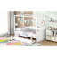 Lit de jour à baldaquin simple avec 2 tiroirs, blanc (ancien SKU: WF309172AAK)-802171741