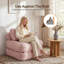 Canapé-lit convertible 35 po Bonless, fauteuil d'appoint en velours côtelé et canapé-lit en mousse haute densité pour petits espaces-1097214627