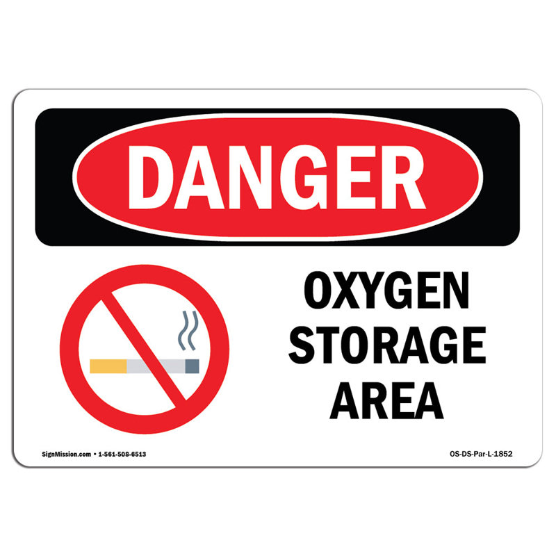 Panneau de danger OSHA, H 12 po x l 18 po x P 0,1 po