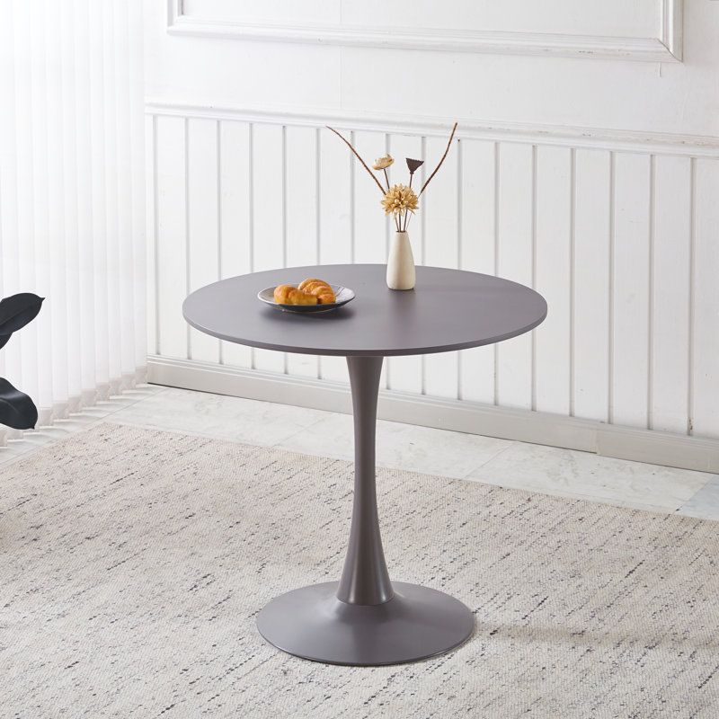 Table tulipe 31,5 pouces Mid-Century, Gris, Gris