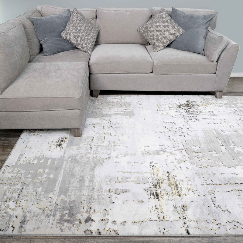 Claysville Abstract Area Rug, Rectangle 120 x 170cm