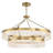 Landon 2-Light LED Pendant in Warm Brass