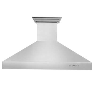Hotte de cuisine murale à conduit ZLINE CrownSound ™ en acier inoxydable avec haut-parleurs Bluetooth intégrés 