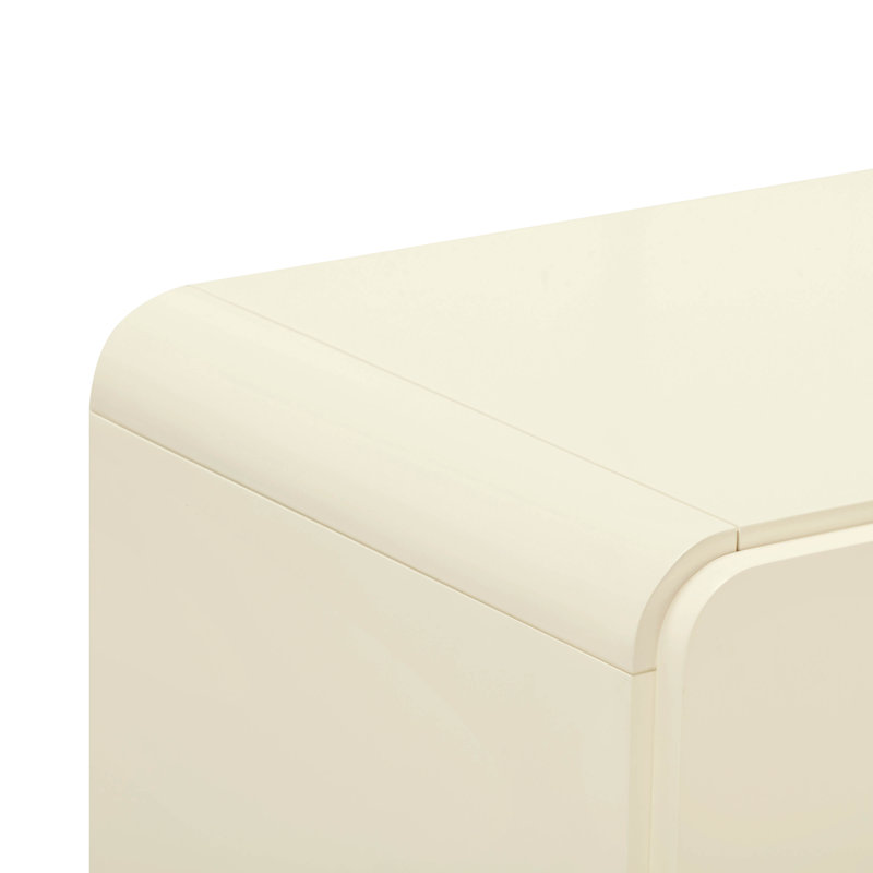 Commode 6 tiroirs Marguerite, Crème, crème