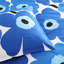 Marimekko Unikko Blue Cotton Reversible Comforter Set-445587415