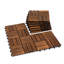 30.5cm L x 30.5cm W Solid Wood Interlocking Deck Tile-224782229