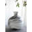 Svirla Vase-Black-And-White Swirl