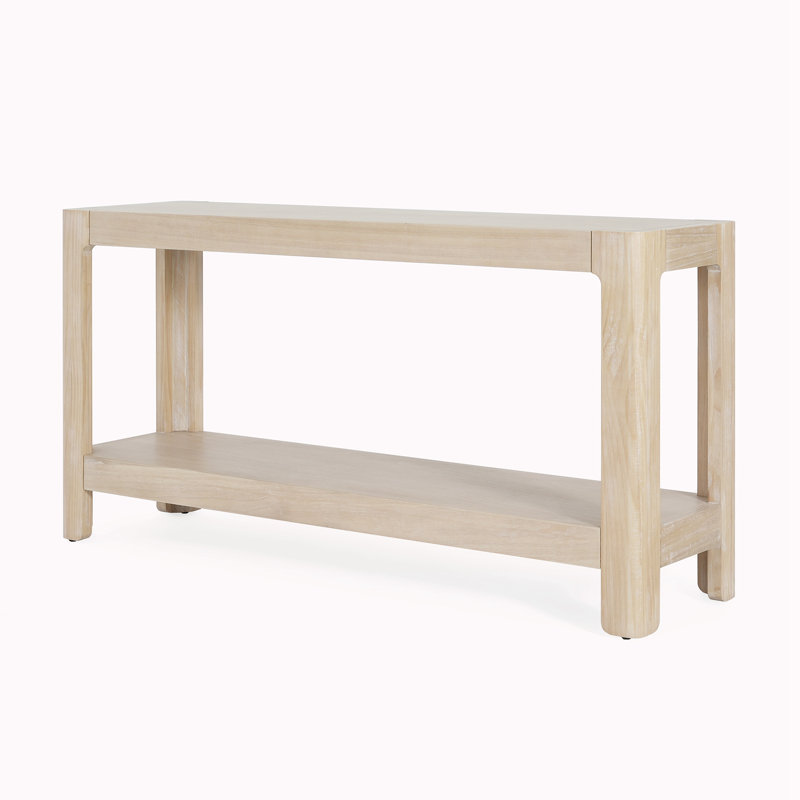 Modern Farmhouse Console Table, Natural