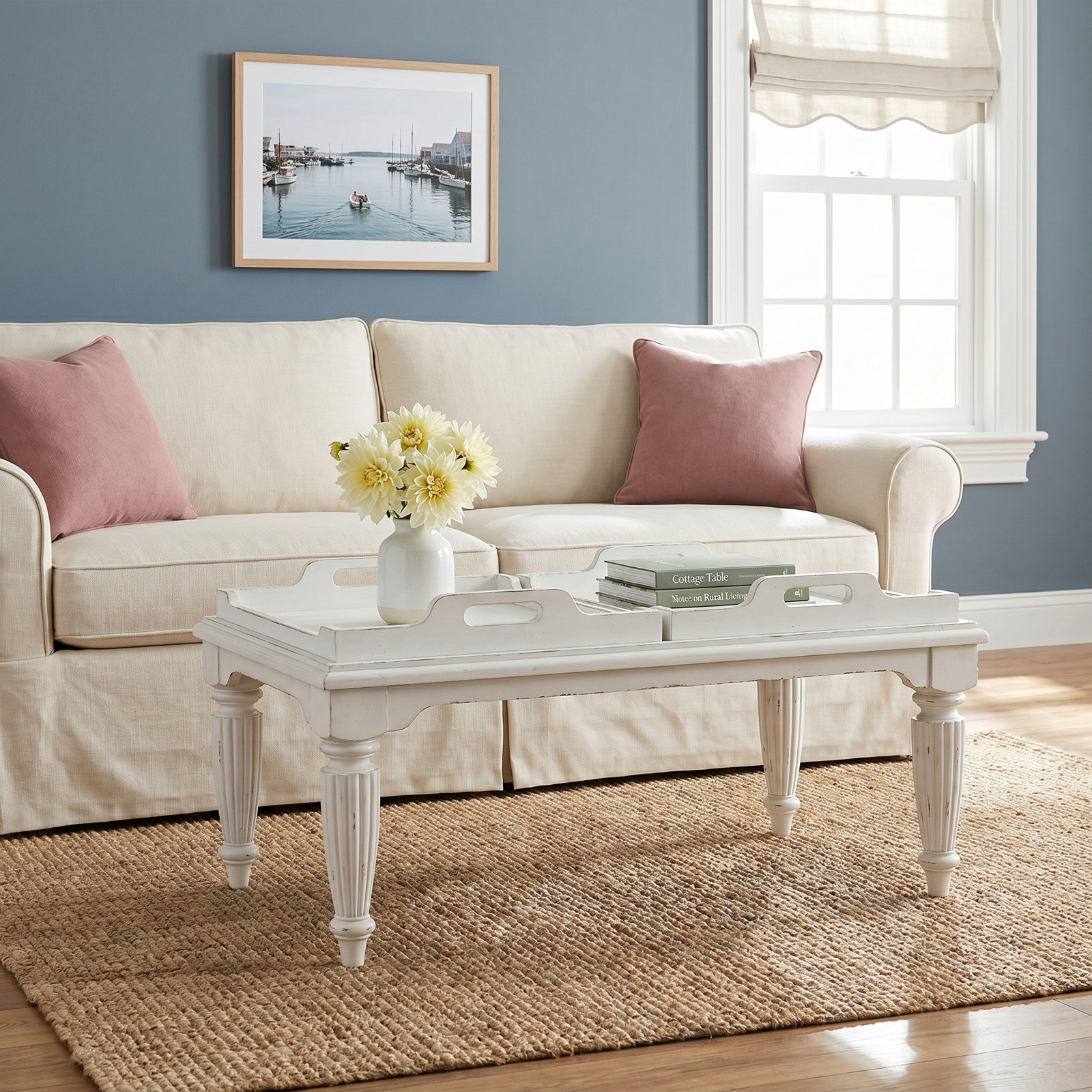 Country Living 46" Oak Cocktail Table