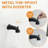 Faucet Modern Shower Faucet, Tub And Shower Trim Kit With Single-Spray Touch-Clean Black Shower Round Head(Valve Not Included)-122461338