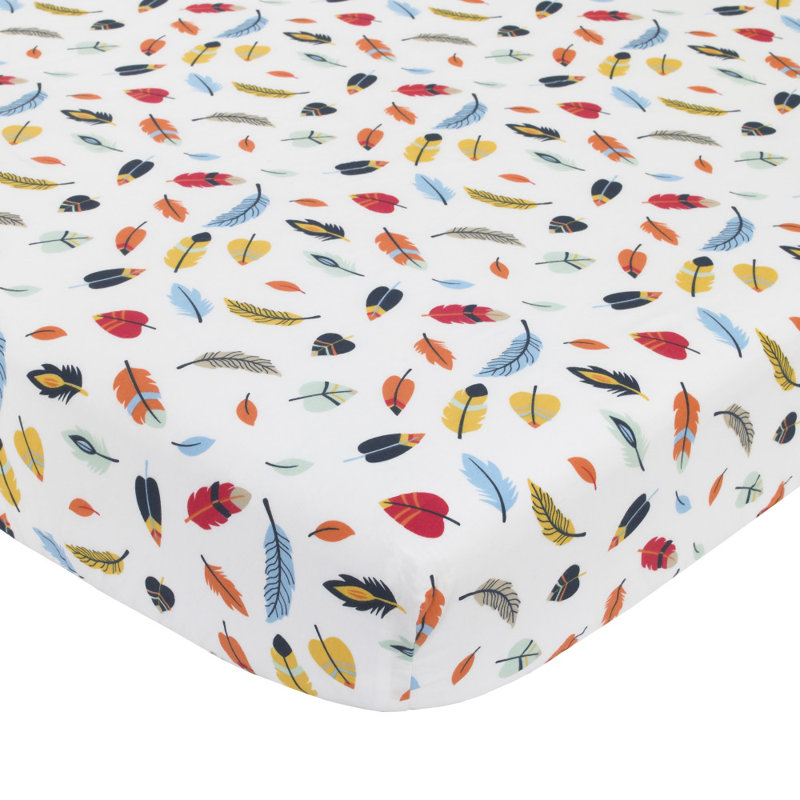 Drap housse de lit de bébé aztec forest