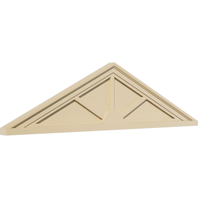 Fronton en uréthane Signature, 42 po x 11,5 po x 2 po, Aucune, 3 rayons