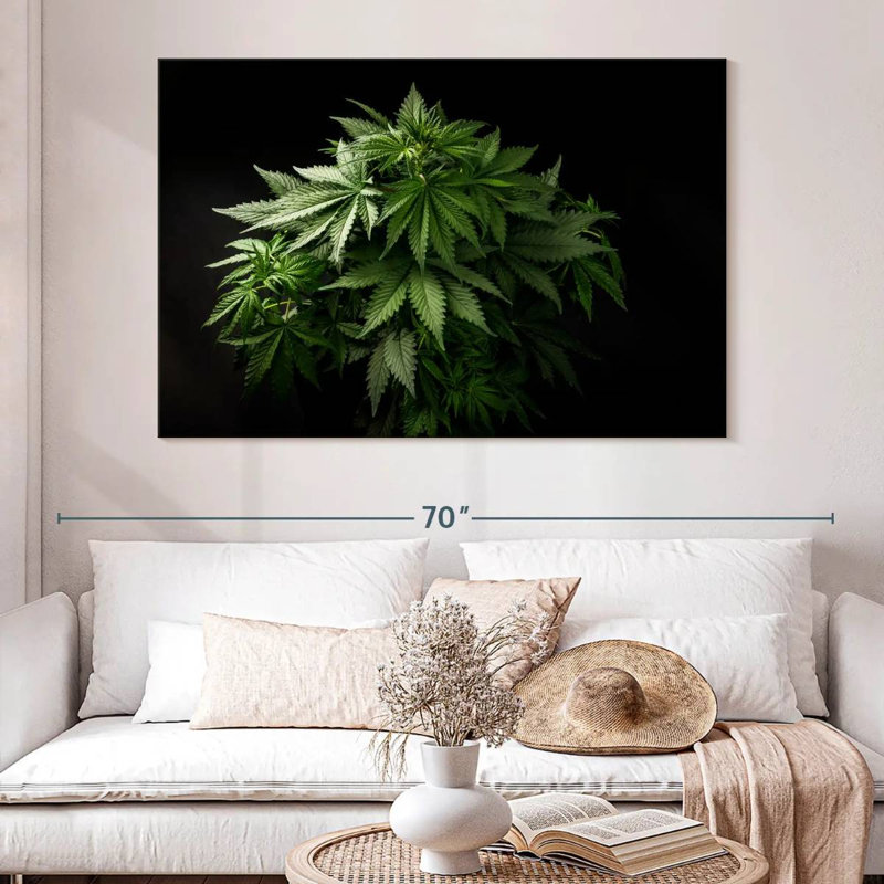 Senne Marijuana Cluster, 34" H x 51" W