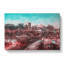 Portland Oregon At Night In Abstract - Wrapped Canvas-55339960