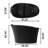 51" Solid Surface Oval Freestanding Bathtub – Integral Seat And Headrest, Overflow & Drain Included-129018695