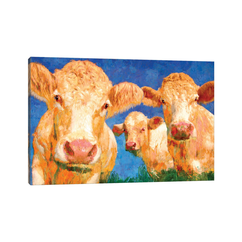 Curious 1 Piece Wrapped Canvas Painting, 101.6 cm H x 66.04 cm W x 3.175 cm D