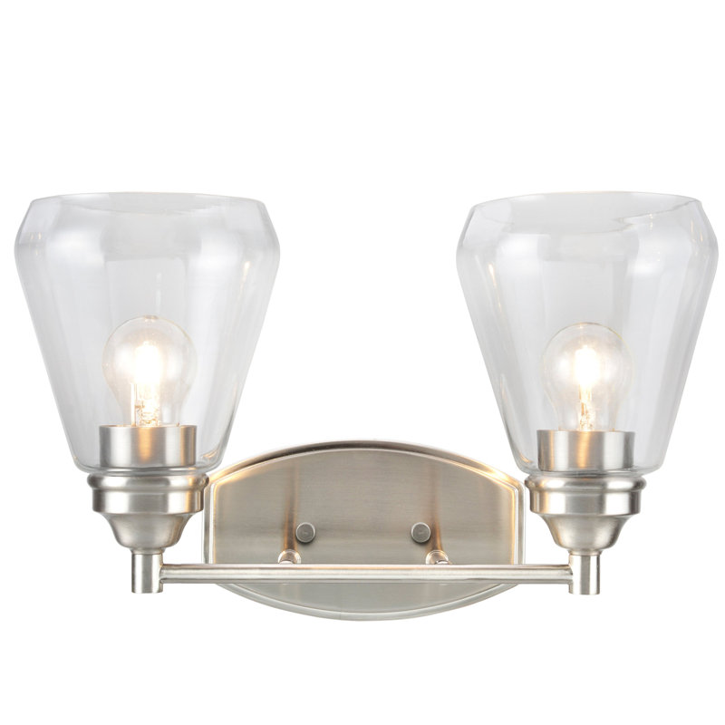 Crosson 2 - Light Dimmable Vanity Light, Satin Nickel