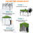 6x4 Canopy Tent, Heavy Duty Pop up Canopy with Sidewalls-123292649