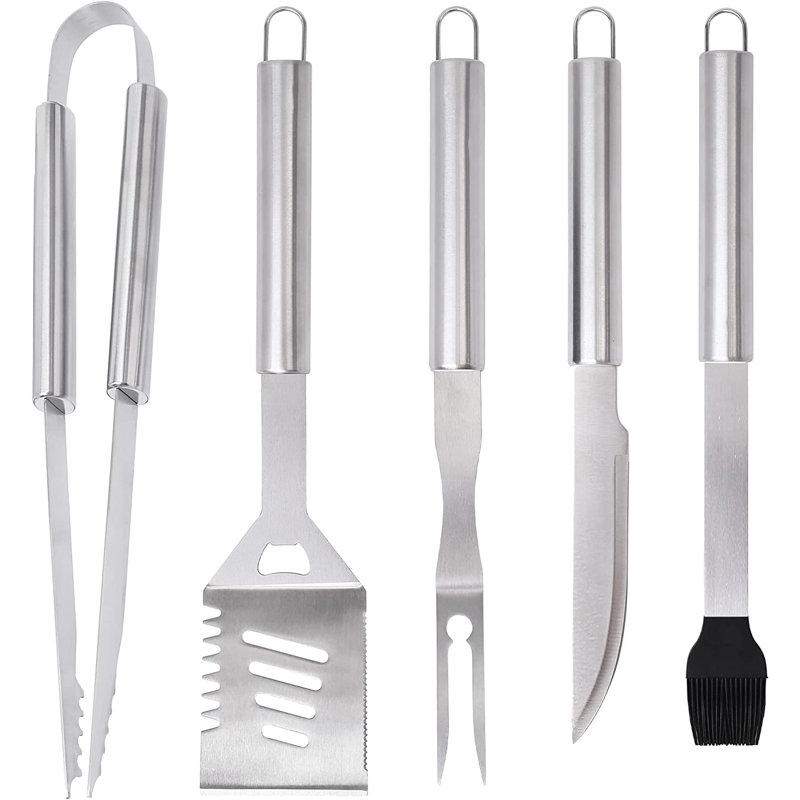 Stainless Steel Non-Stick Dishwasher Safe Grilling Tool Set