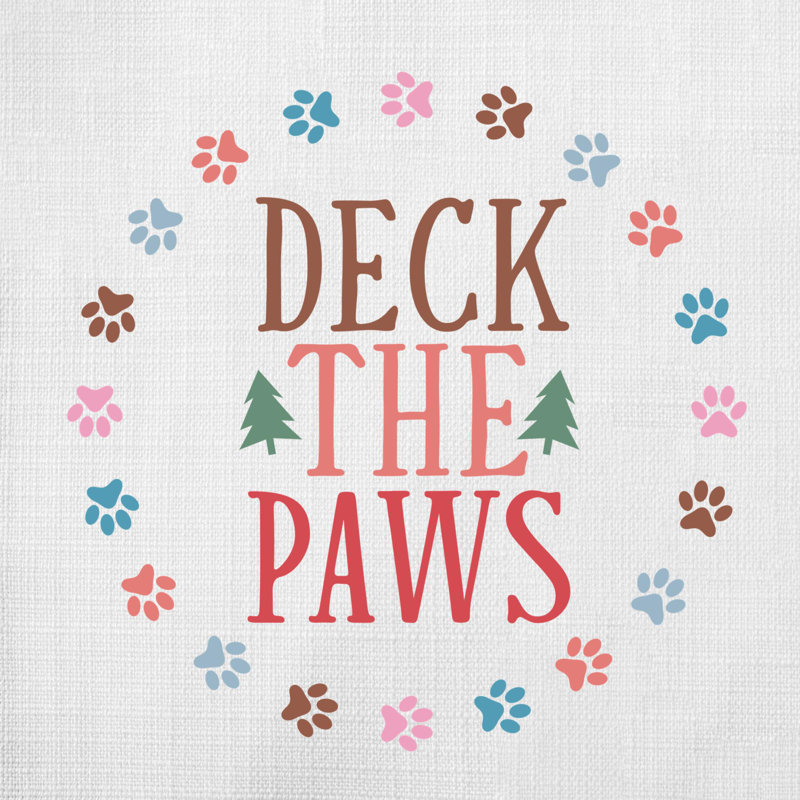 Coussin ChristmasDog-06, 20 po x 20 po