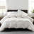 All Season Duvet Insert - 100% Cotton Shell Goose Feather Down Comforter with 8 corner tabs-1941737144