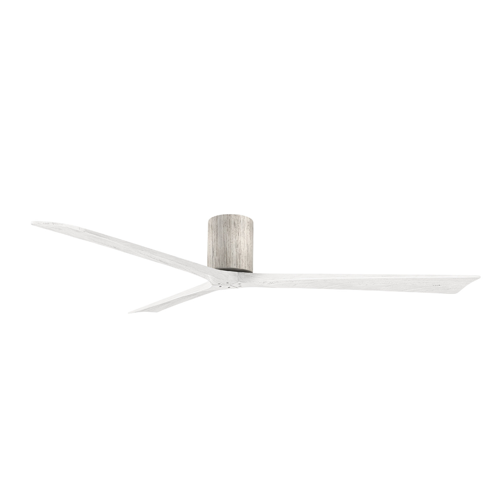Olivier Ceiling Fan, Barn Wood Tone, 72", Matte White