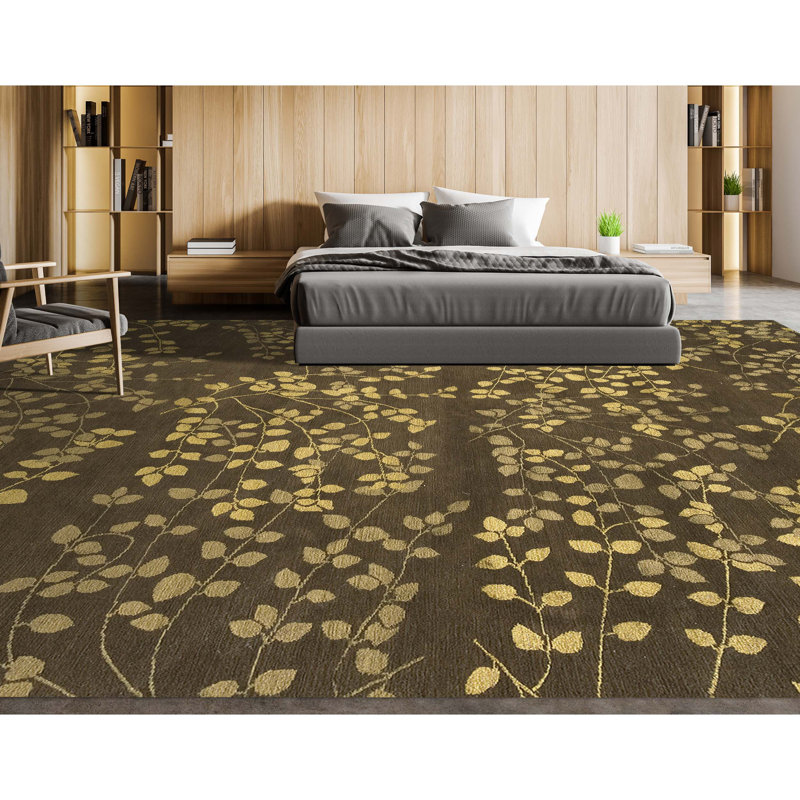 Floral Area Rug, Rectangle 4' x 6'