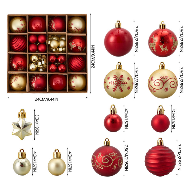 24cm Plastic / Acrylic Bauble