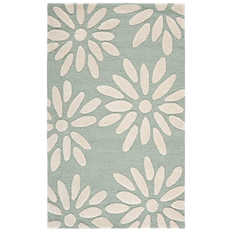 Tapis en laine Takarah, Rectangulaire 3 pi x 5 pi