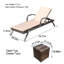 Chaise longue d'extérieur Piscine Chaise longue d'extérieur