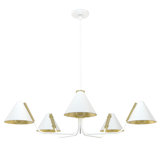 Grove Isle 5 - Light Unique Geometric Chandelier