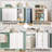  Metal Bathroom Floor Storage Cabinet With 2 Adjustable Shelves And 2 Doors, White-420057554
