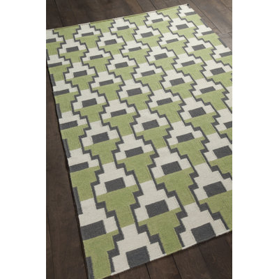 Louis Flatweave Wool Geometric Indoor Rug