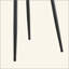 Ensemble de salle à manger rembourré de style médiéval moderne, 4 chaises et une table en panneau de fibres à densité moyenne industrielle rustique-439638950