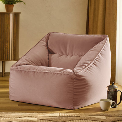 Natalia Velvet Armchair Bean Bag