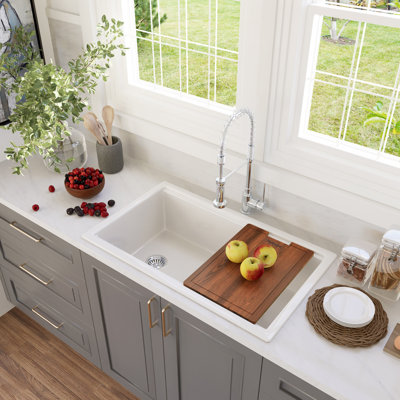 Cape 33'' L Single Basin Kitchen Sink