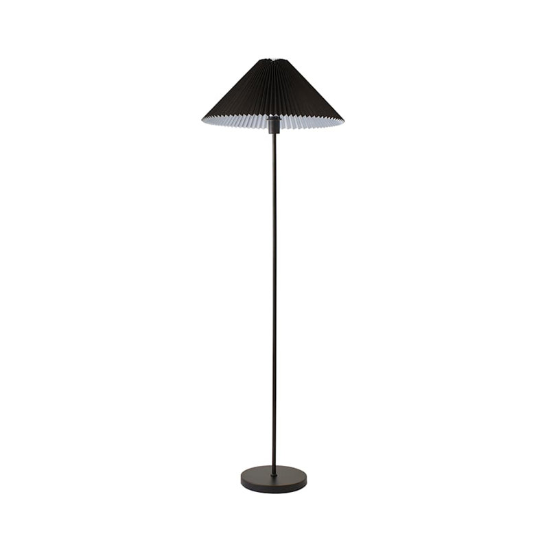 Kameron 156cm Traditional Floor Lamp, No, Black, Black