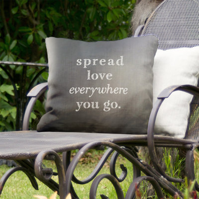 Outdoor Reversible Throw Pillow