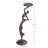 Zylstran Abstract Fancy Lady Iron Pillar Candle Holder Sculpture