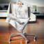 Chiens blancs élégants qui marchent - Coussin imprimé animal-30746543-30746539